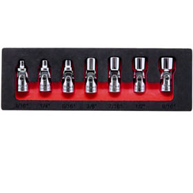 Juego de 7 vasos universales de 1/4"